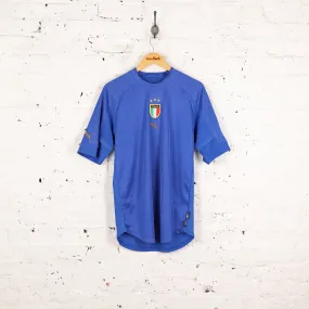 2004-06 Italy Puma Home Football Shirt - Blue - M