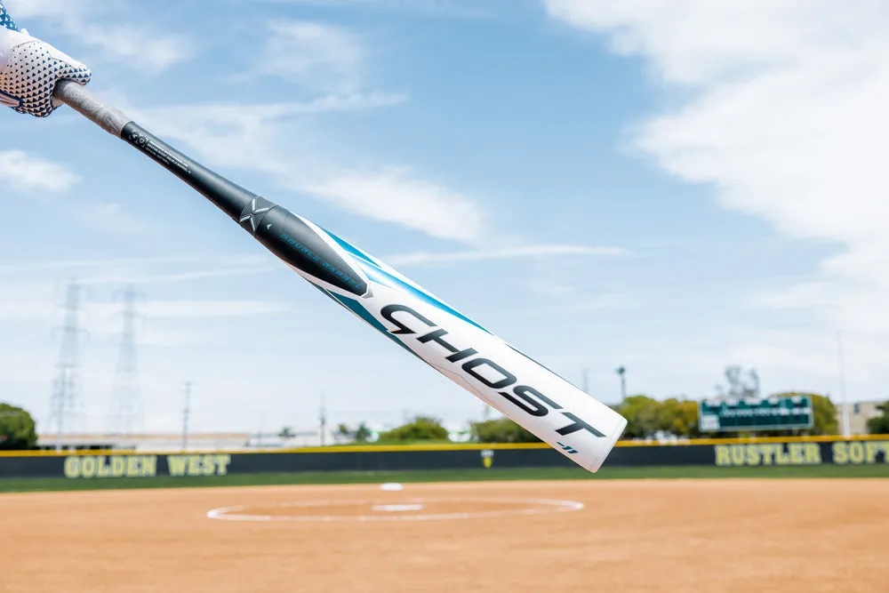 2023 Easton Ghost (-8) Double Barrel Fastpitch Softball Bat: FP23GH8