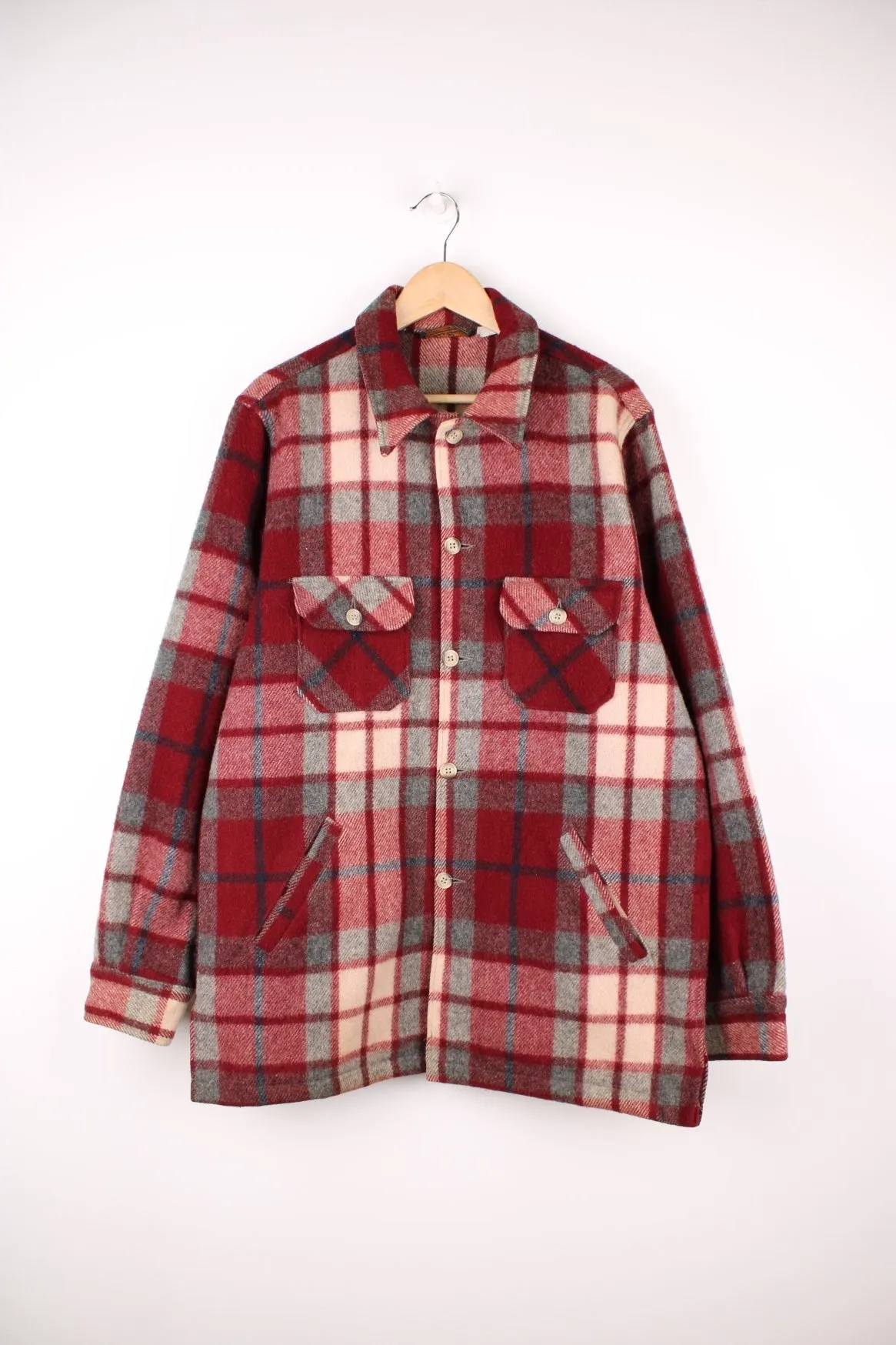 70's Eddie Bauer Plaid Flannel Jacket