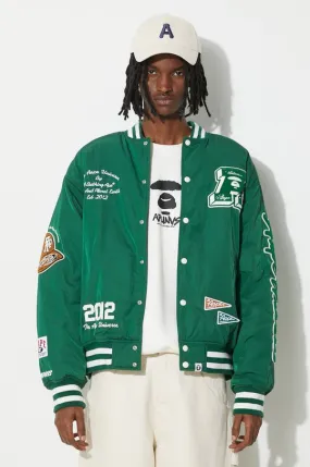 AAPE bomber jacket men’s green color AJK7608