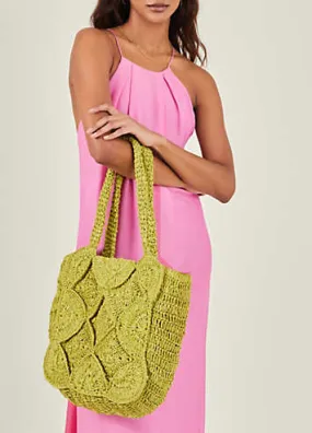 Accessorize Woven Raffia Shopper Bag | Grattan