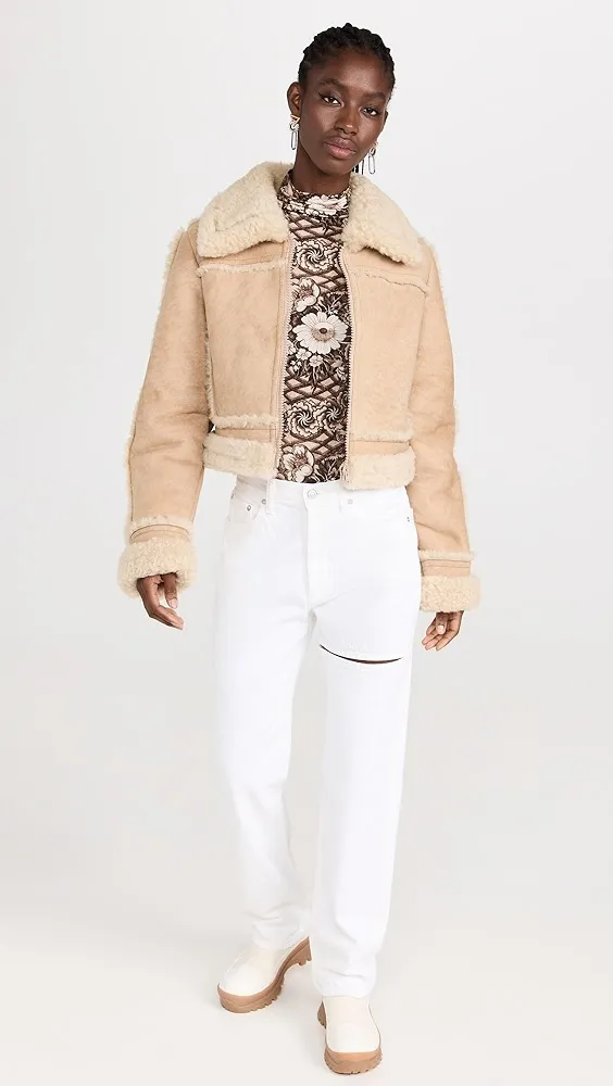 Acne Studios   Suede Bomber Jacket 