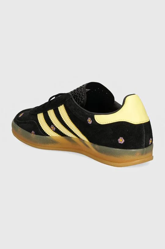 adidas Gazelle Indoor Core Black Almost Yellow Floral IF4490