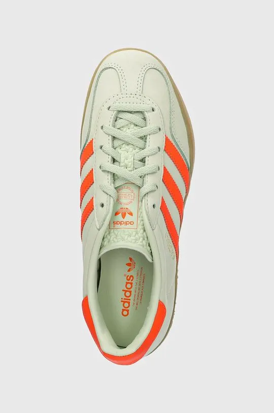 adidas Gazelle Indoor Linen Green Solar Orange IF6982