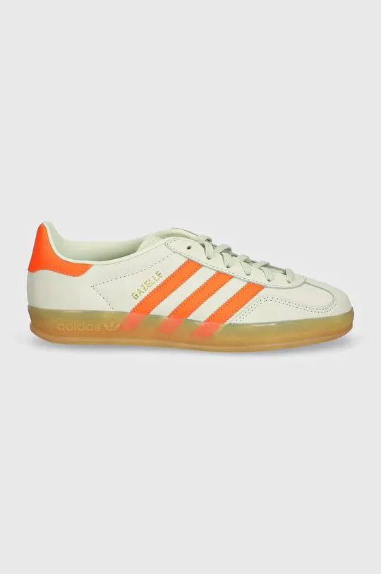 adidas Gazelle Indoor Linen Green Solar Orange IF6982