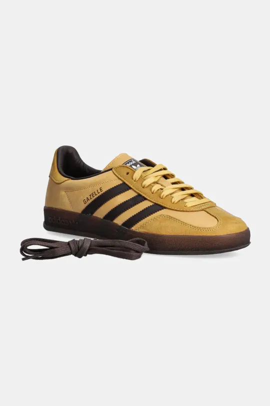 adidas Originals nubuck sneakers Gazelle Indoor yellow color IH4771