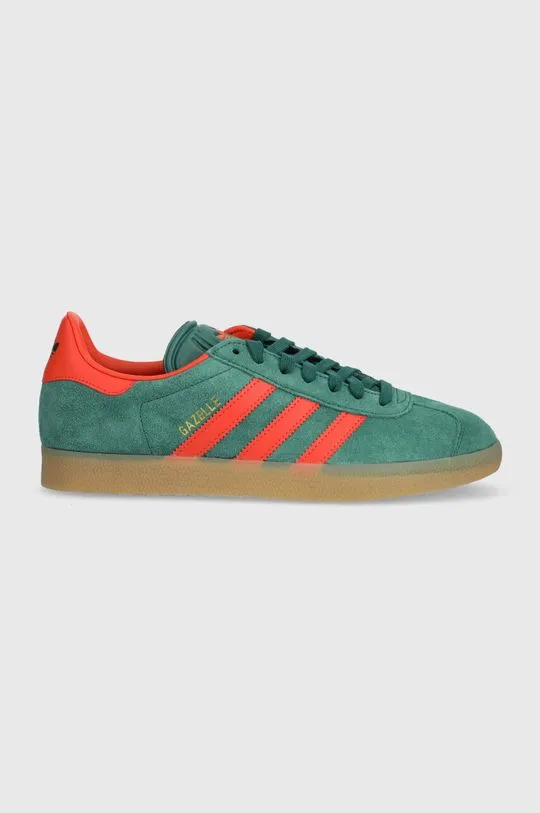 adidas Originals suede sneakers Gazelle green color IG6200