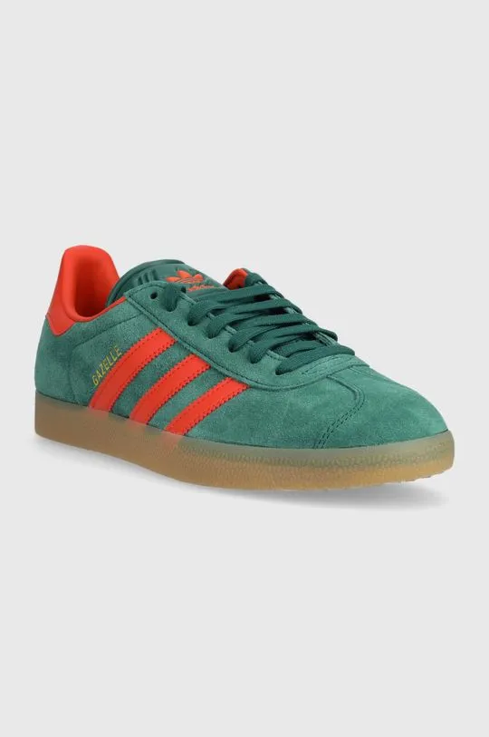 adidas Originals suede sneakers Gazelle green color IG6200