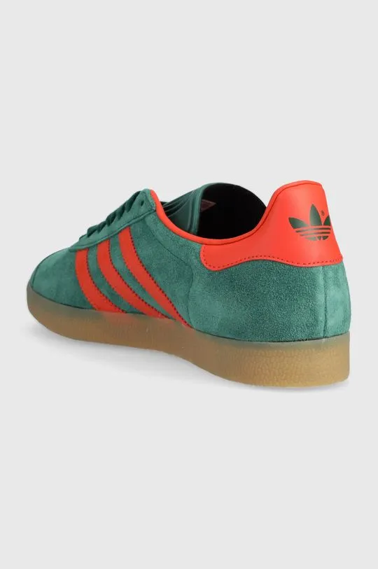 adidas Originals suede sneakers Gazelle green color IG6200