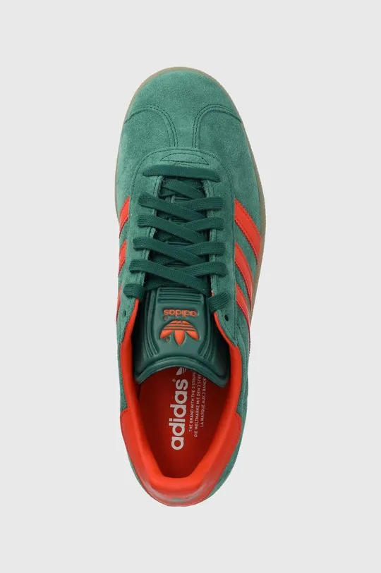 adidas Originals suede sneakers Gazelle green color IG6200