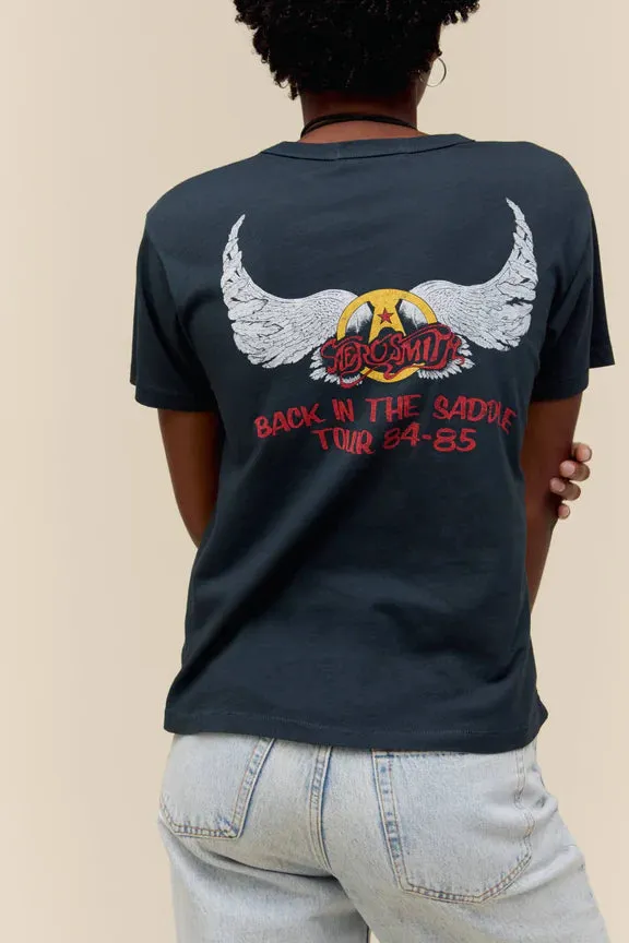 Aerosmith Back In The Saddle Ringer Tee