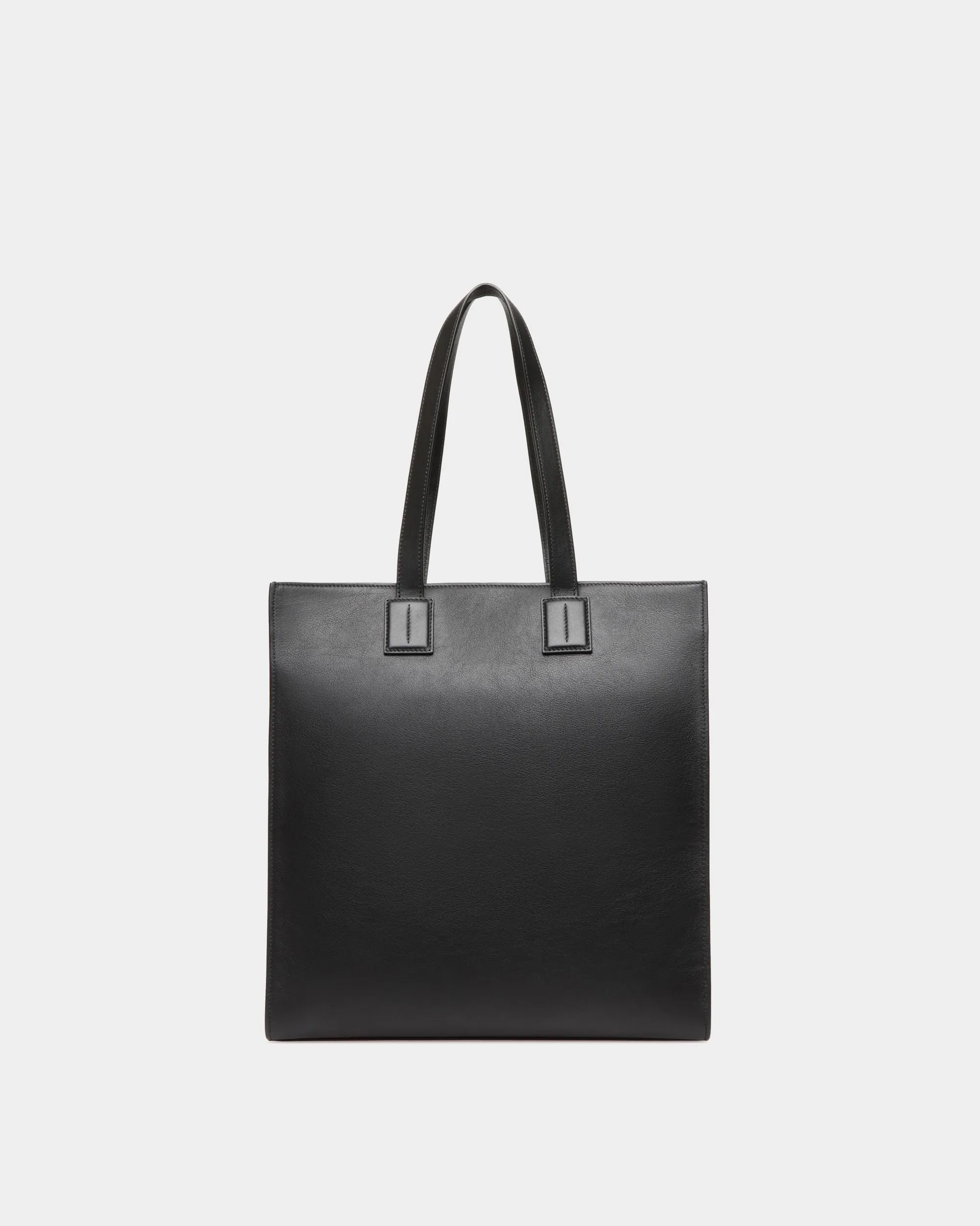 Akelei Tote Bag In Black Leather 