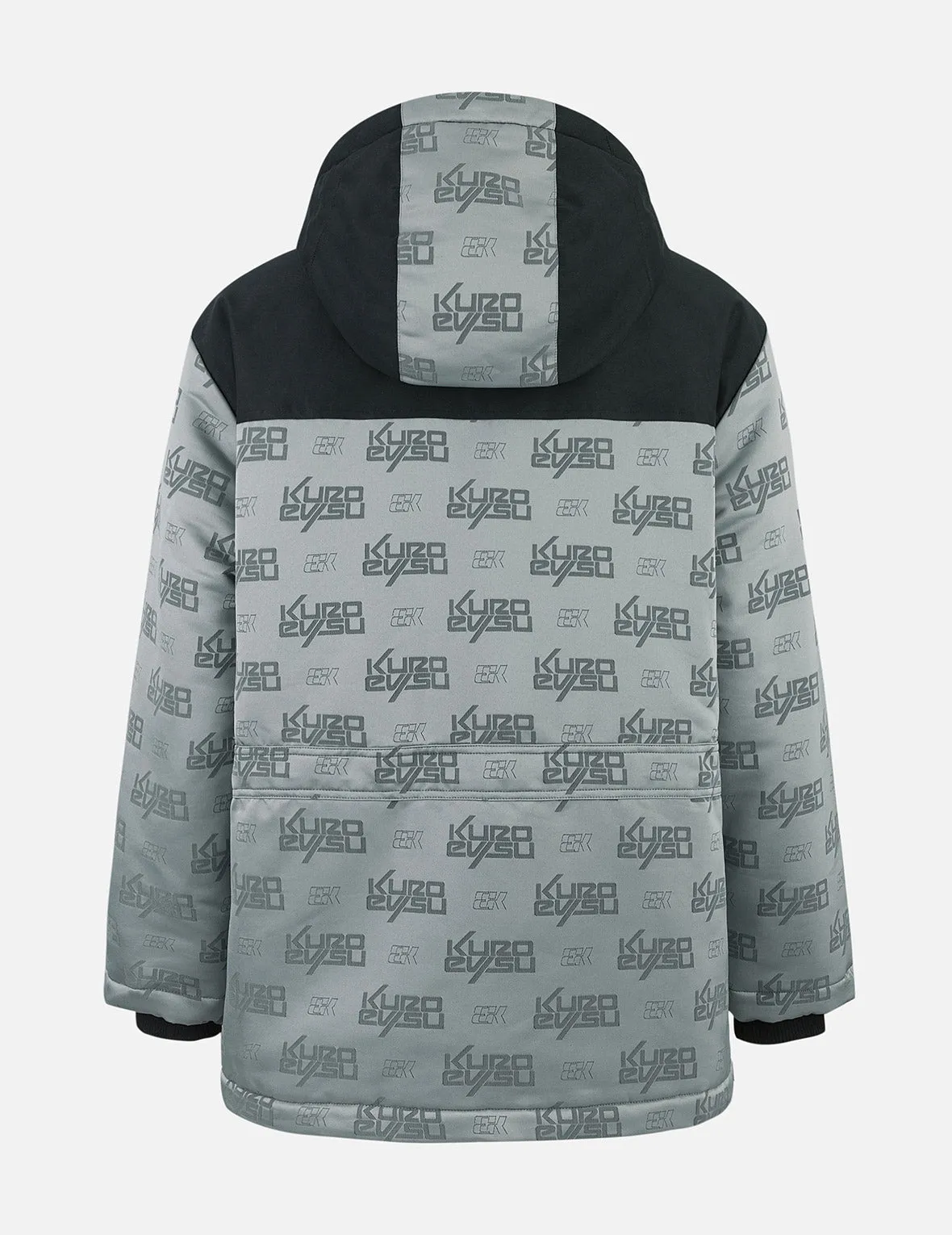 Allover Logo Jacquard Oversized Skidoo Anorak Padding Jacket