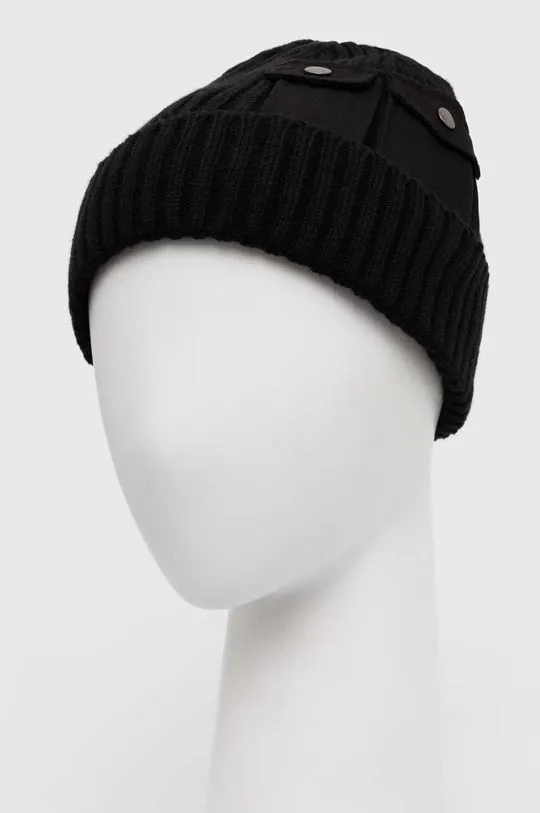 Alpha Industries beanie Utility Beanie black color 138904.03