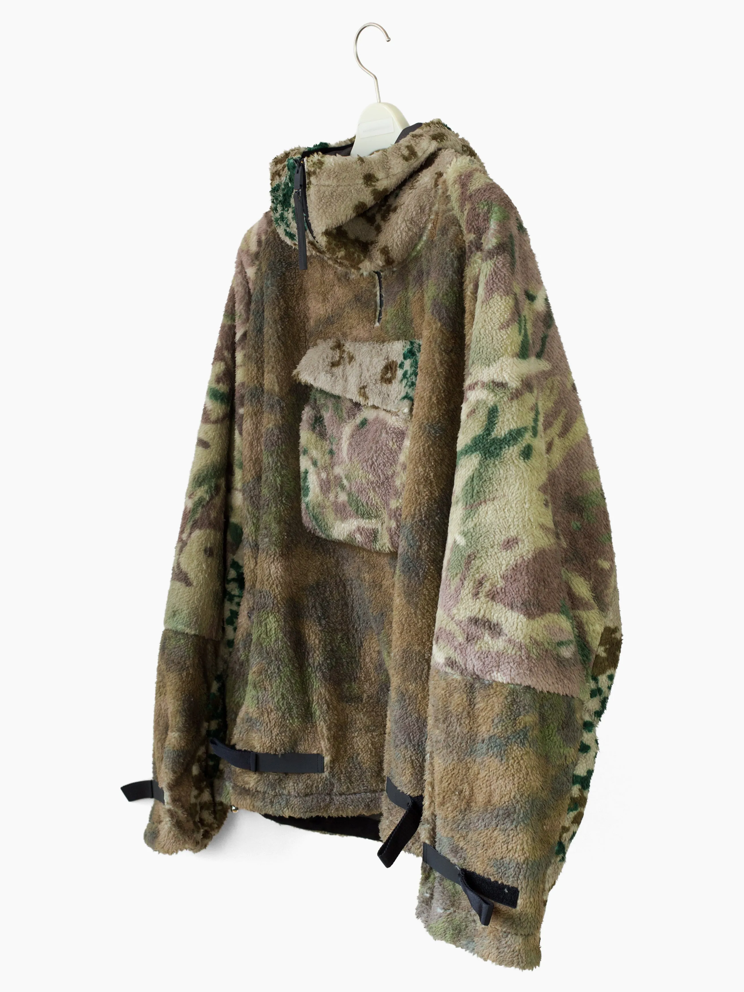 Alyx AW18 Mixed Camo Polar Fleece Anorak