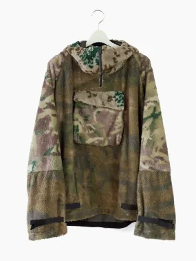 Alyx AW18 Mixed Camo Polar Fleece Anorak