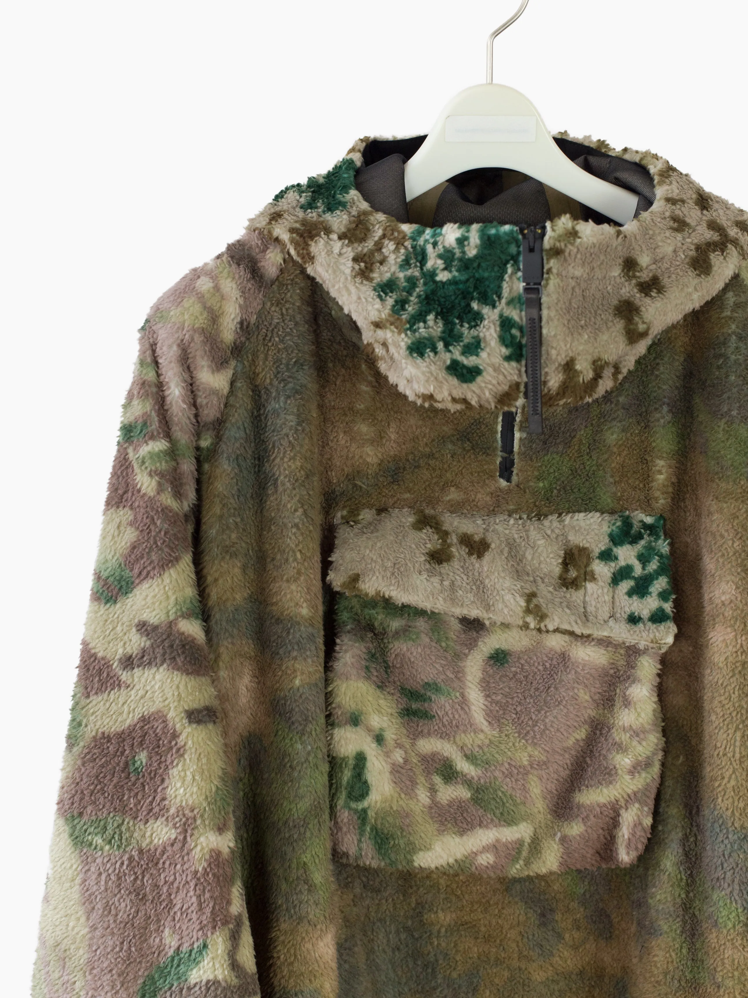 Alyx AW18 Mixed Camo Polar Fleece Anorak