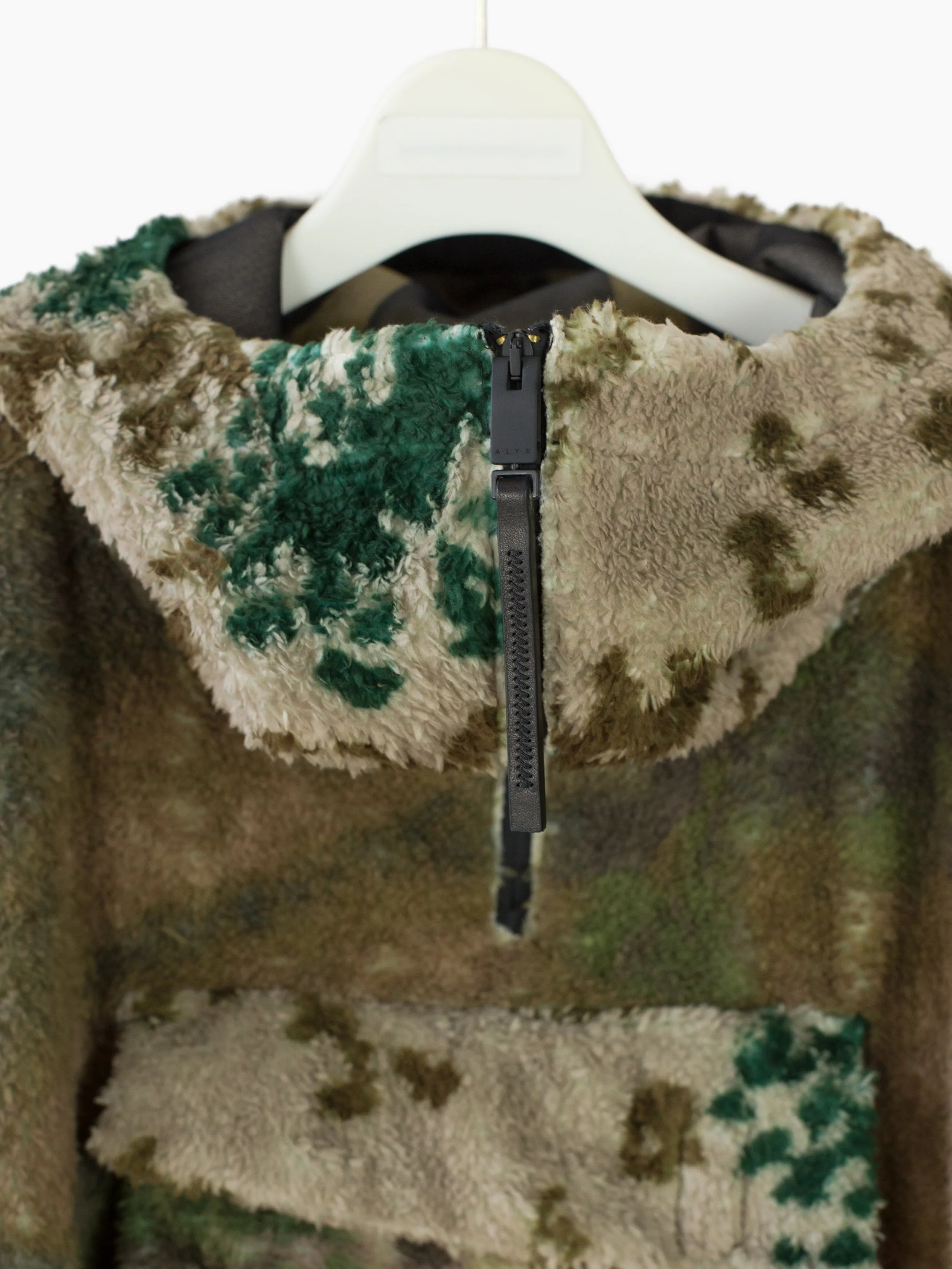 Alyx AW18 Mixed Camo Polar Fleece Anorak