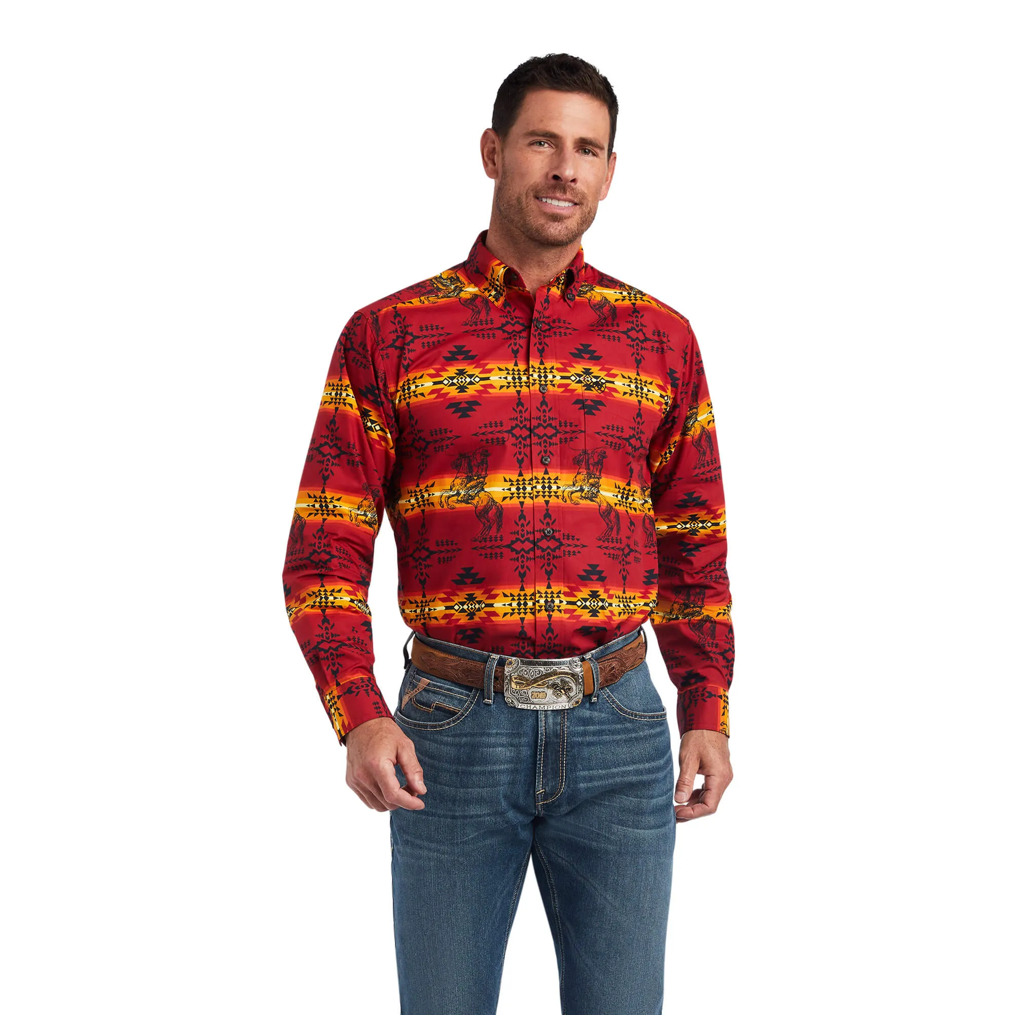 Ariat Tango Red Nathaniel Classic LS Shirt