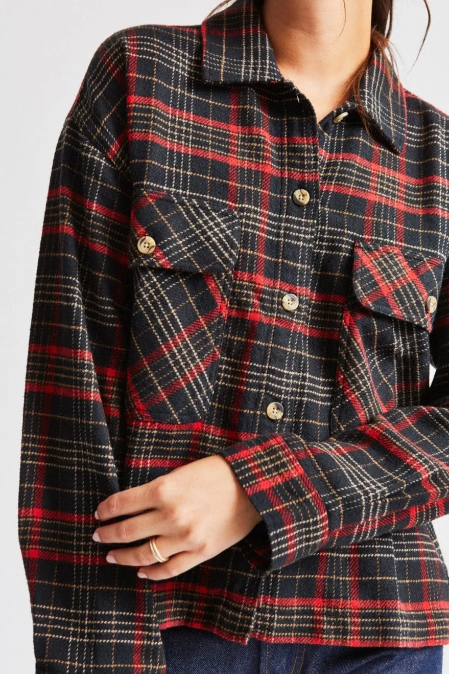 Astoria L/S Flannel - Black