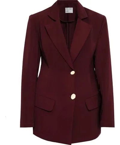 Ats the Label Women's Red Zoe Maroon Blazer