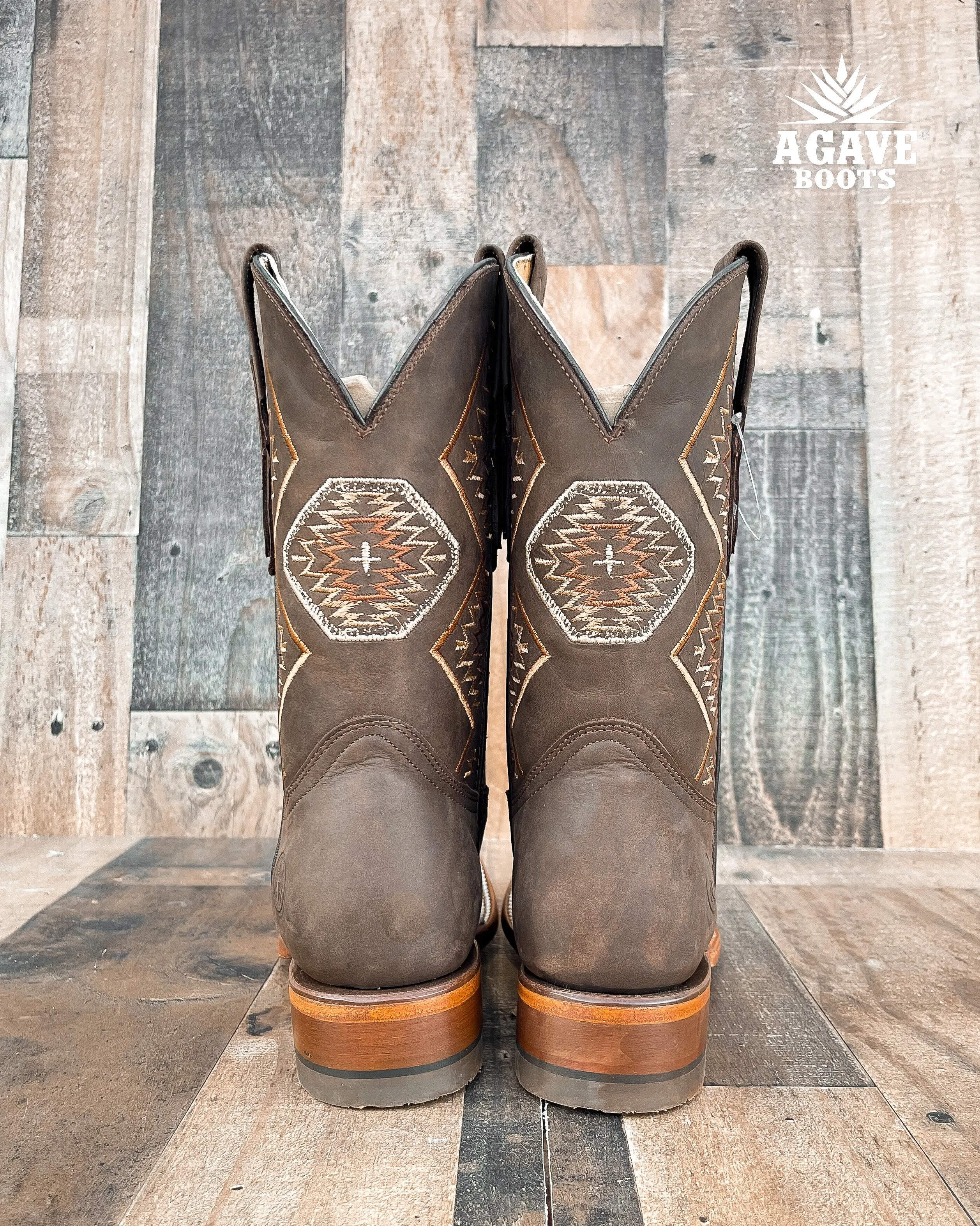 AZTEC BROWN | WOMEN SQUARE TOE BOOTS