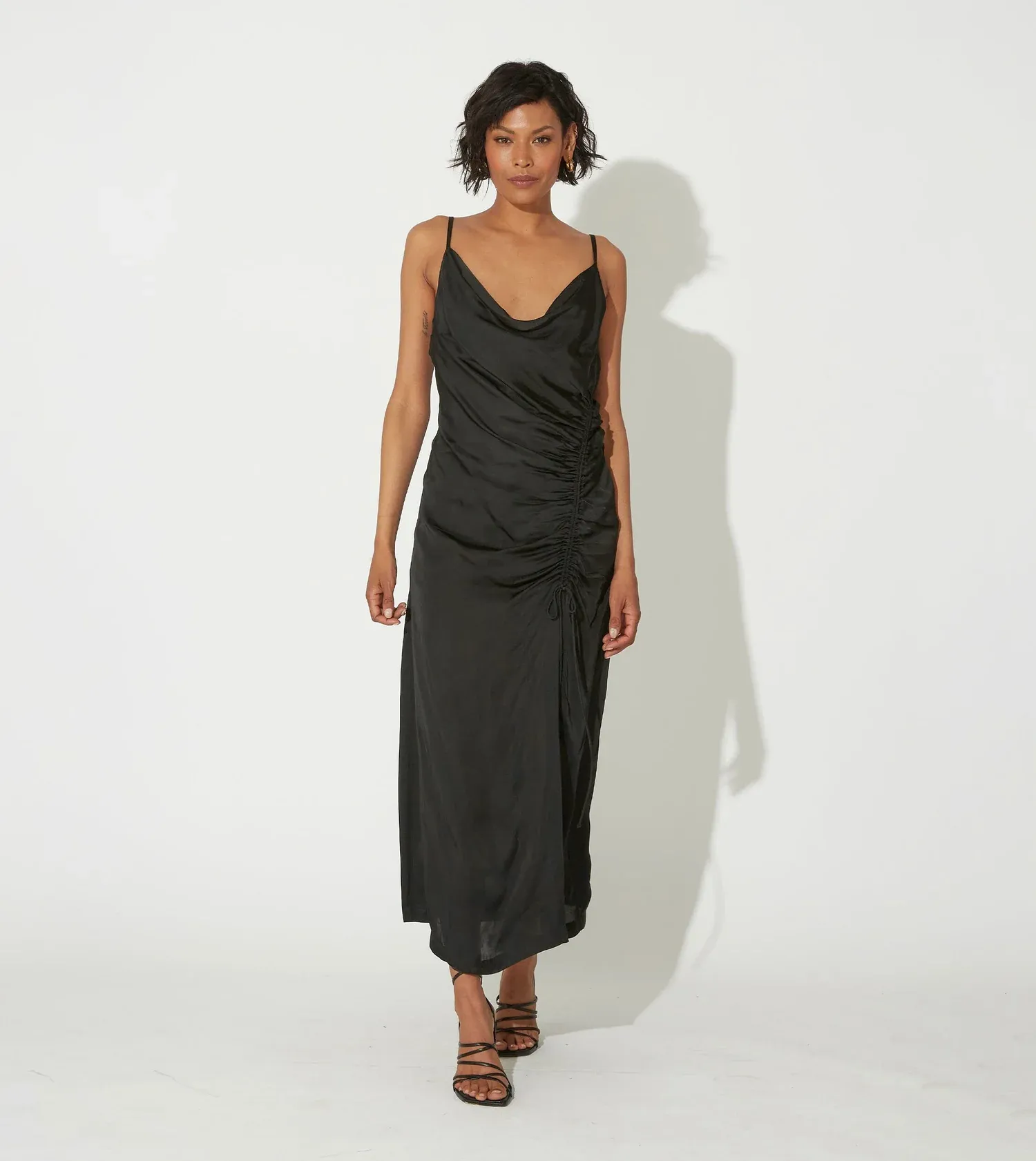 Babette Midi Dress- Black