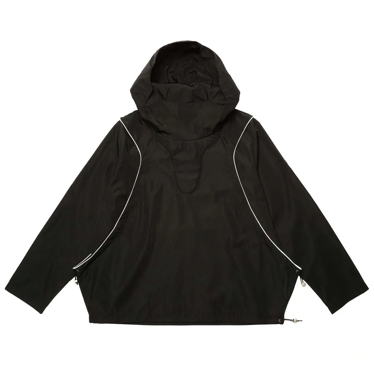 BACK VENT ANORAK - BLACK