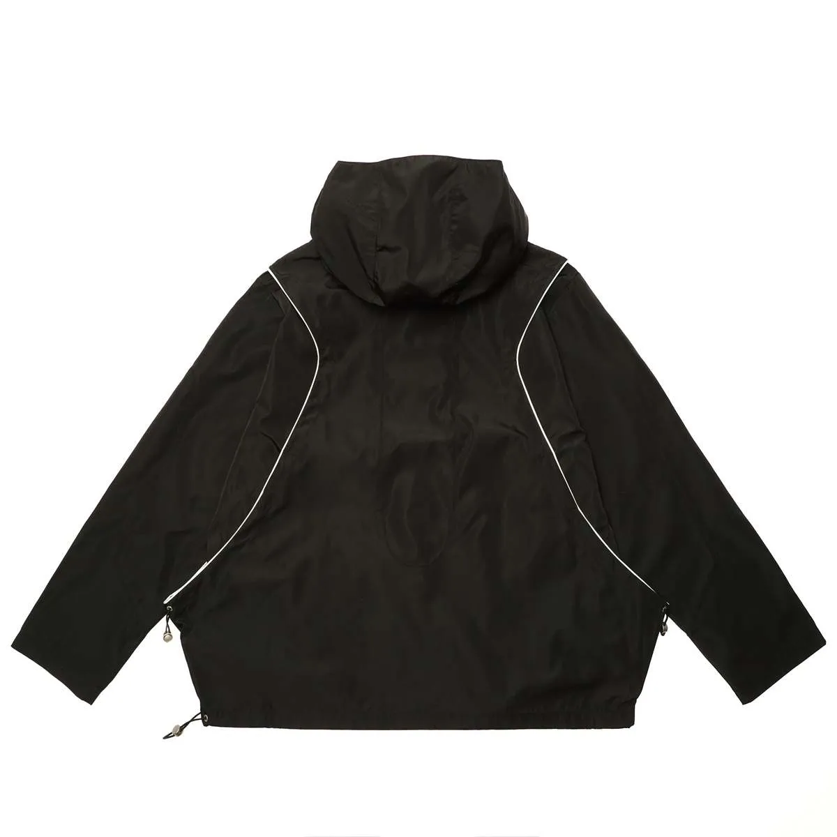 BACK VENT ANORAK - BLACK