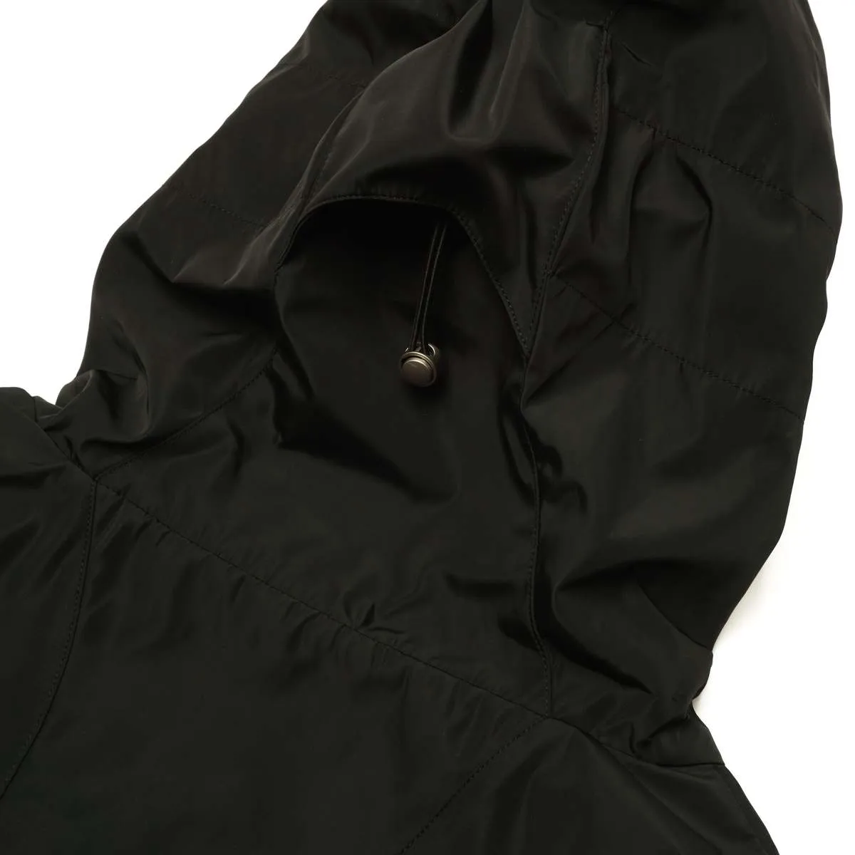 BACK VENT ANORAK - BLACK