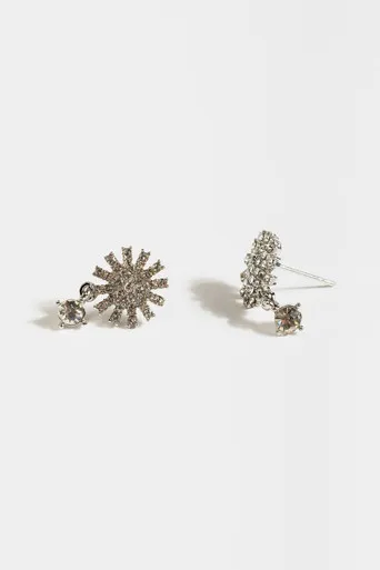 Bianca Starburst CZ Drop Earrings