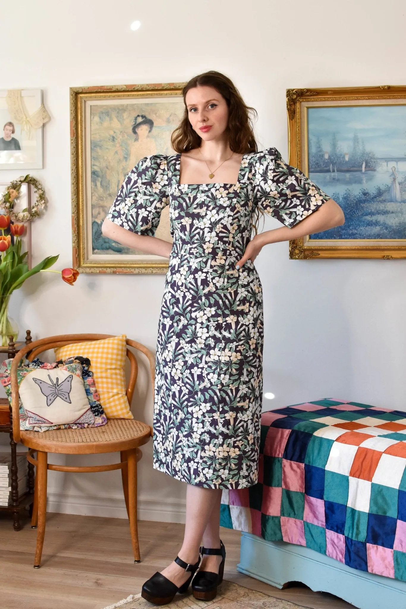 Birds of North America Maybird Dress - Honeysuckle (Online Exclusive)