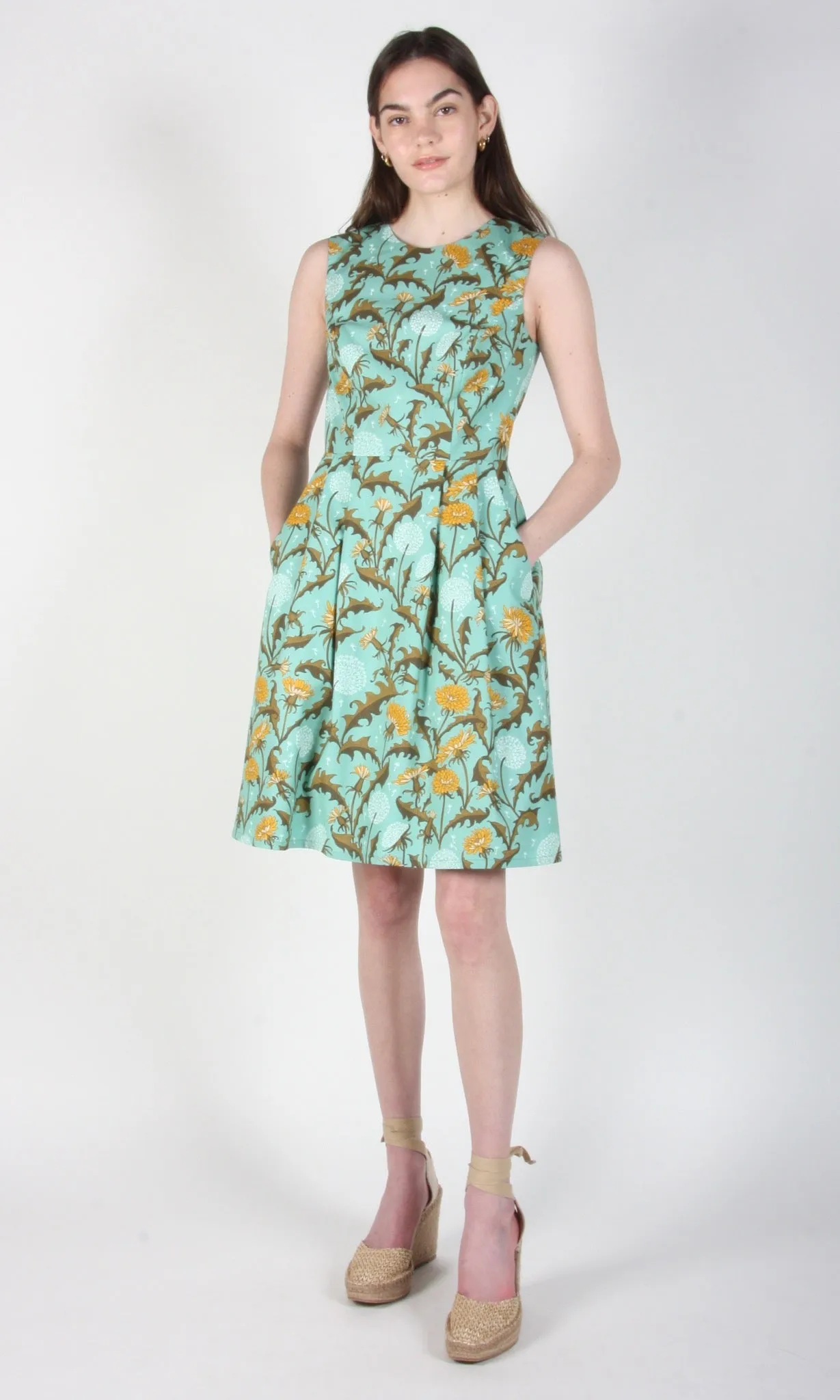 Birds of North America Peafowl Dress - Pissenlit (Online Exclusive)