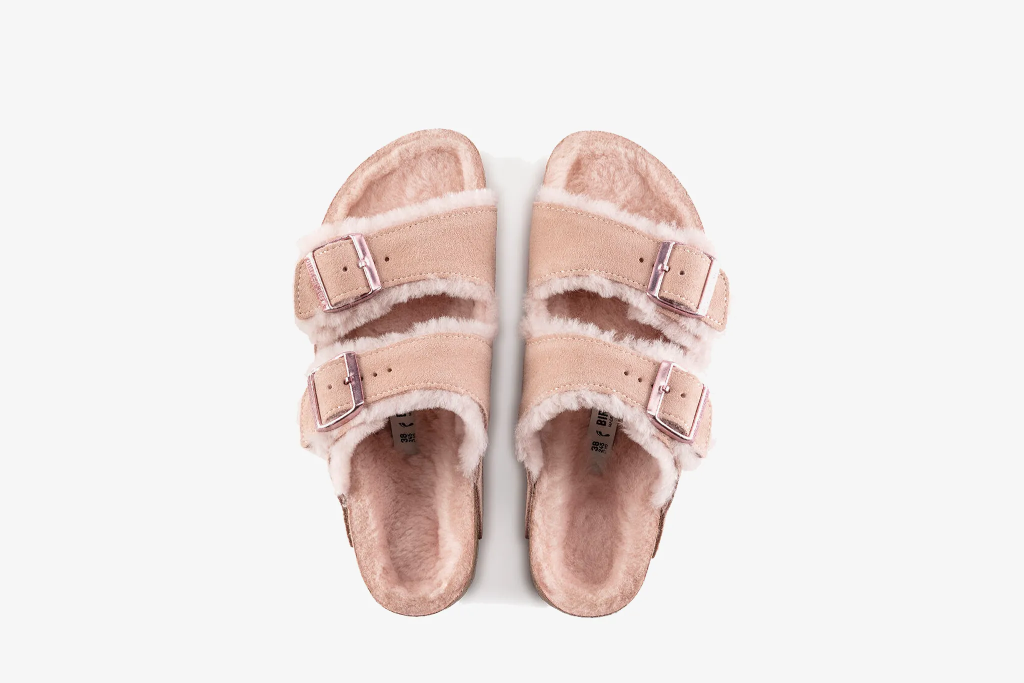 Birkenstock Arizona Shearling W - Light Rose (Narrow Fit)