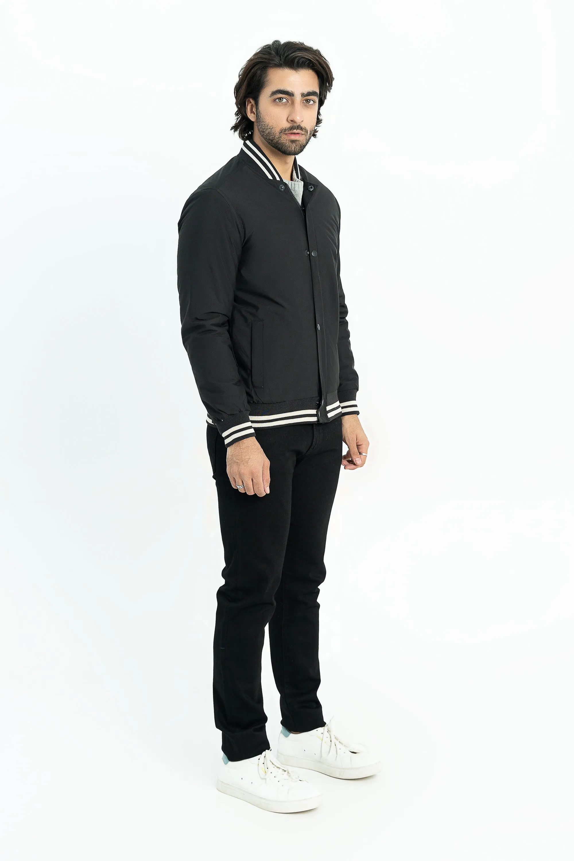 Black Bomber Jacket