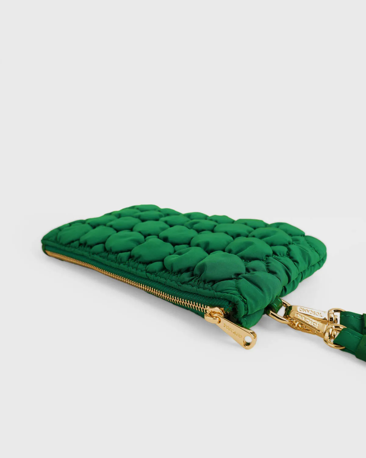 Bloom Wristlet Pouch (Bold Green)