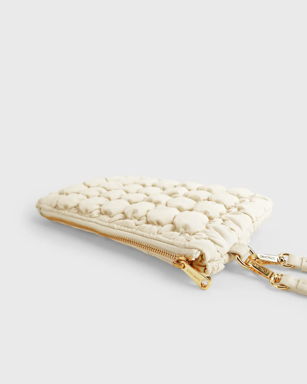 Bloom Wristlet Pouch (Cream)