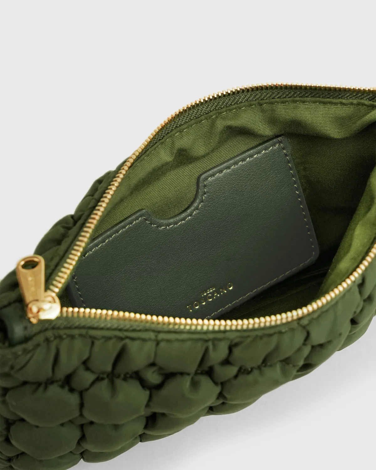 Bloom Wristlet Pouch (Olive)