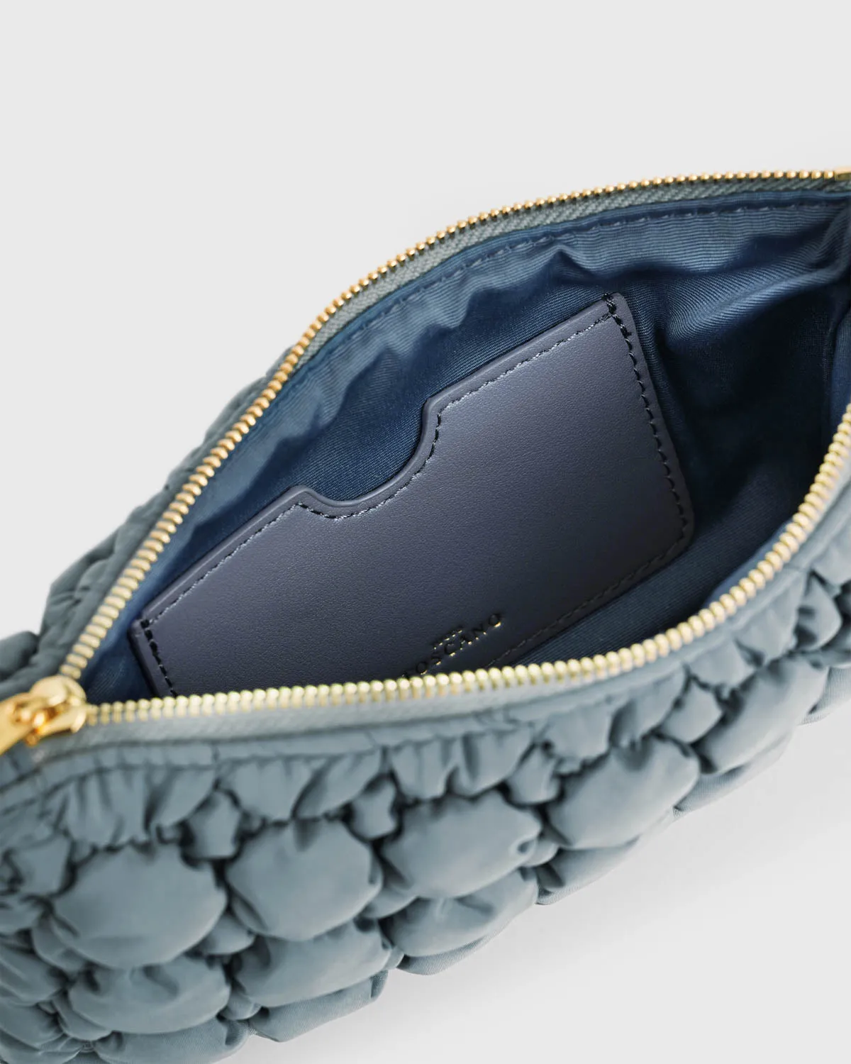 Bloom Wristlet Pouch (Slate Blue)