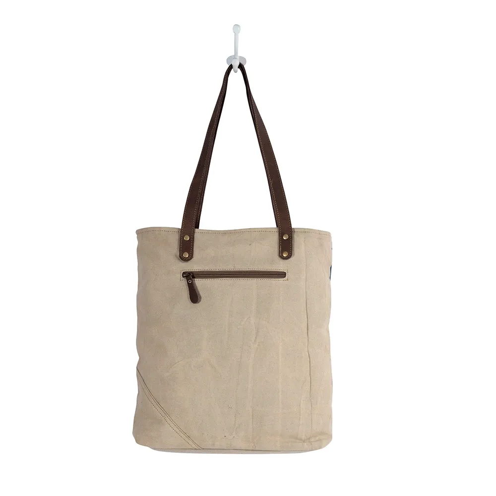 Blue Star Key Tote Bag