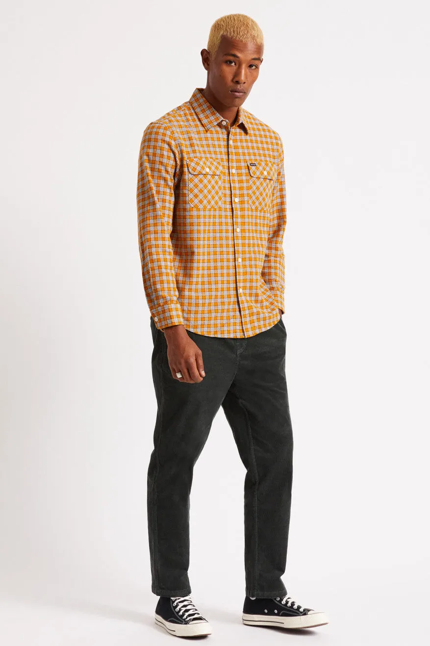 Bowery Lightweight L/S Flannel - Athletic Gold