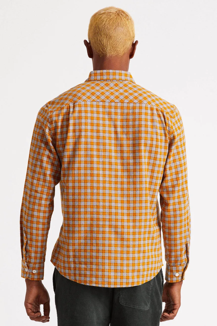 Bowery Lightweight L/S Flannel - Athletic Gold