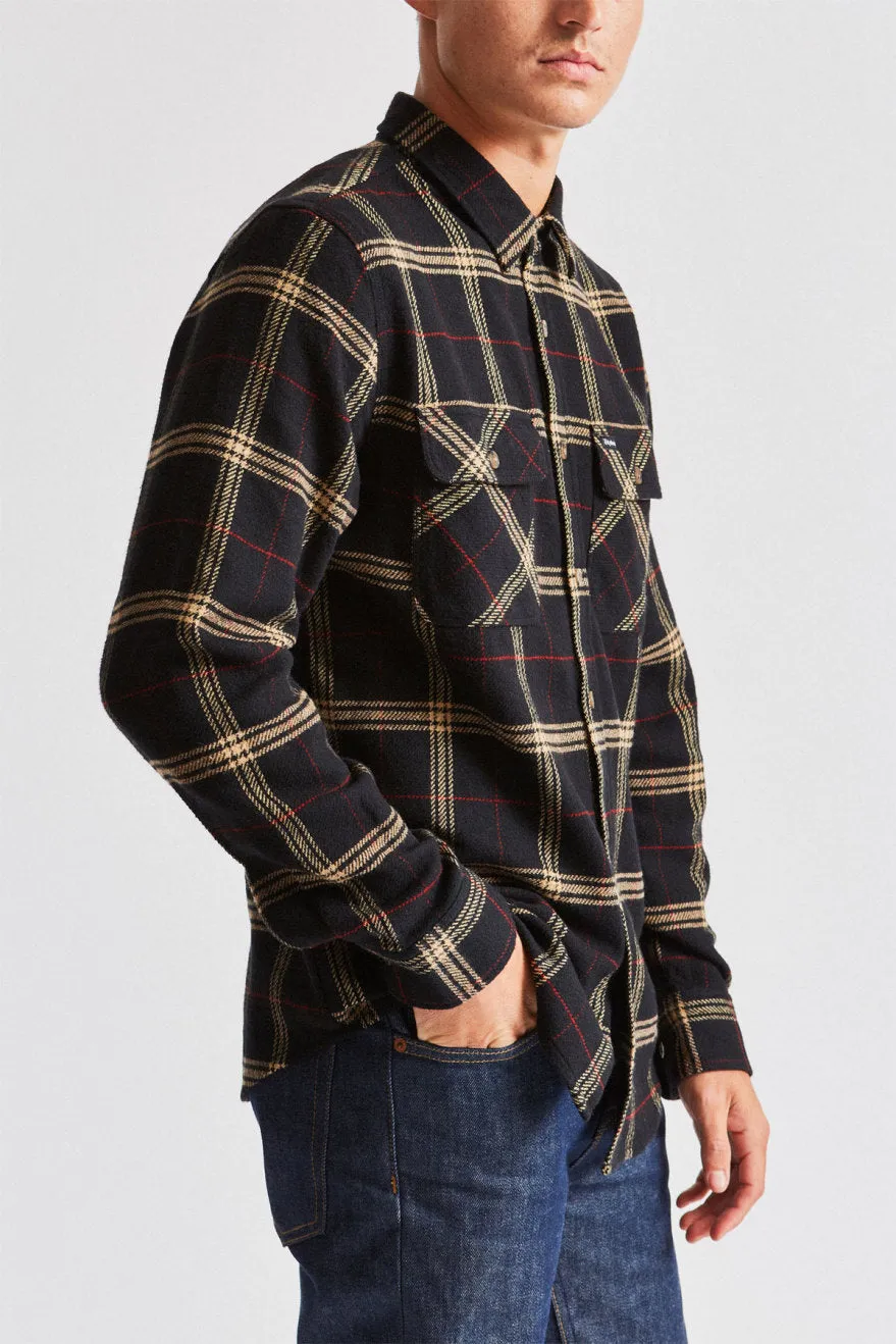 Bowery L/S Flannel - Black/Ivory