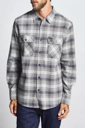 Bowery L/S Flannel - Twilight Blue