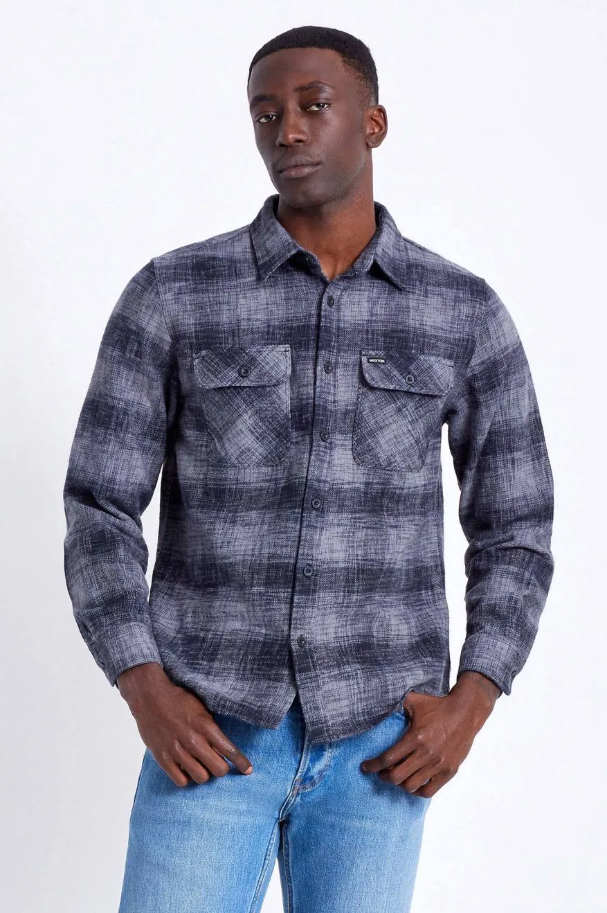 Bowery Reserve L/S Flannel - Black/Grey Mix