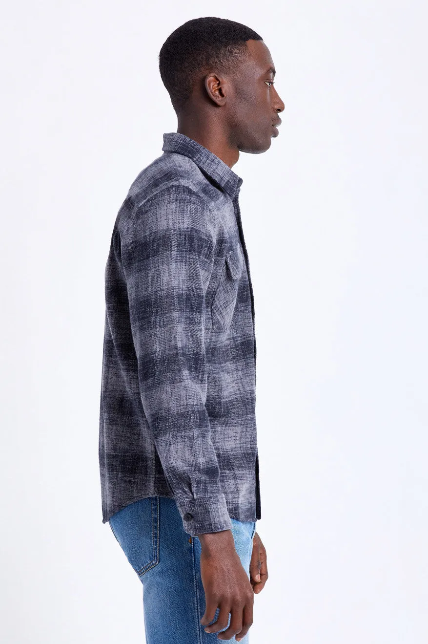 Bowery Reserve L/S Flannel - Black/Grey Mix