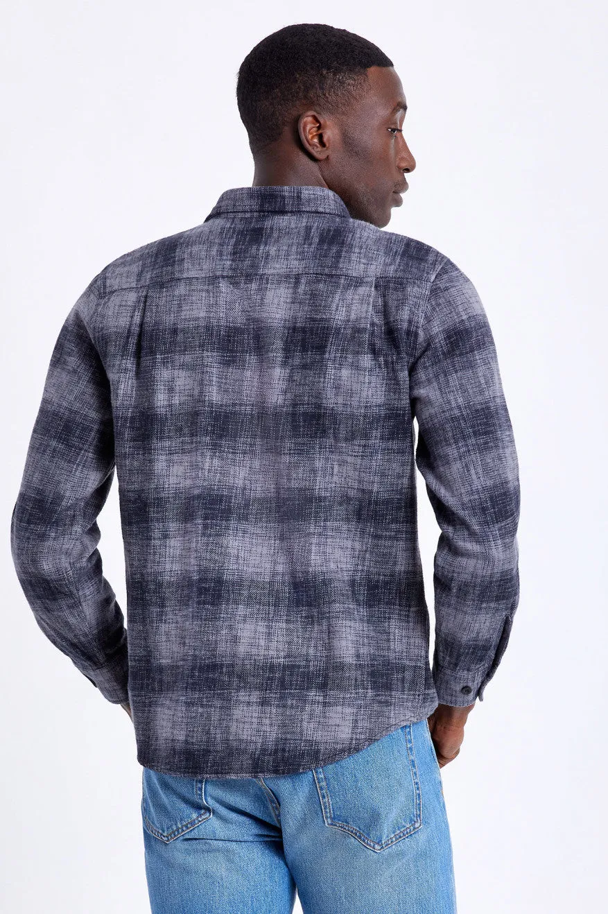 Bowery Reserve L/S Flannel - Black/Grey Mix