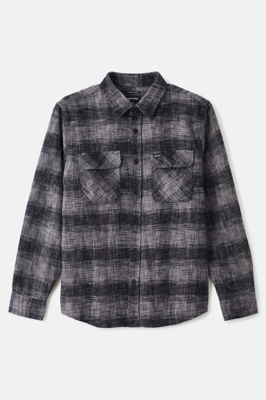 Bowery Reserve L/S Flannel - Black/Grey Mix