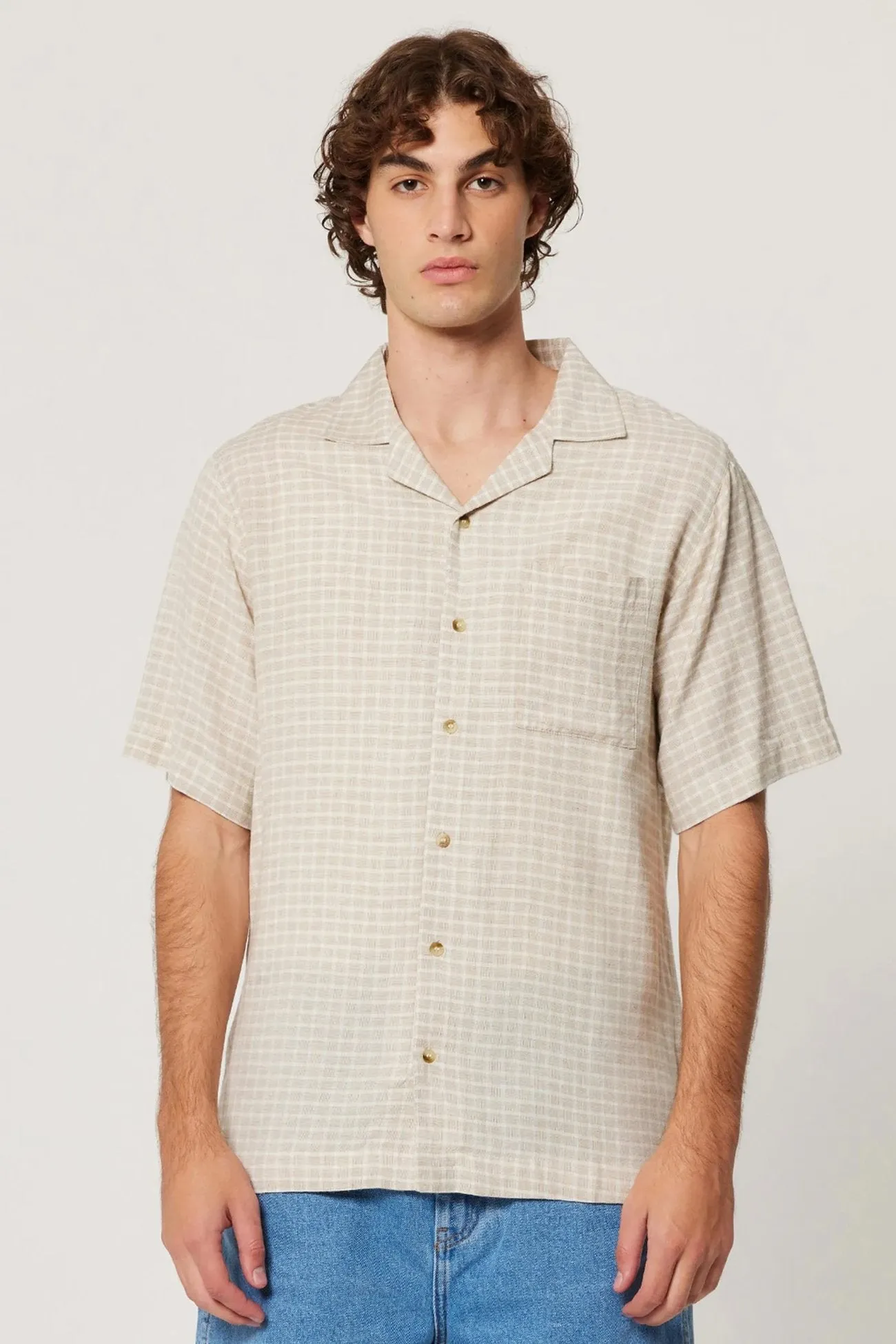 Bowler Check Shirt Natural Check