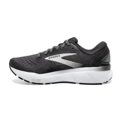 Brooks Ghost 16 Black Grey White Wide Width Women's